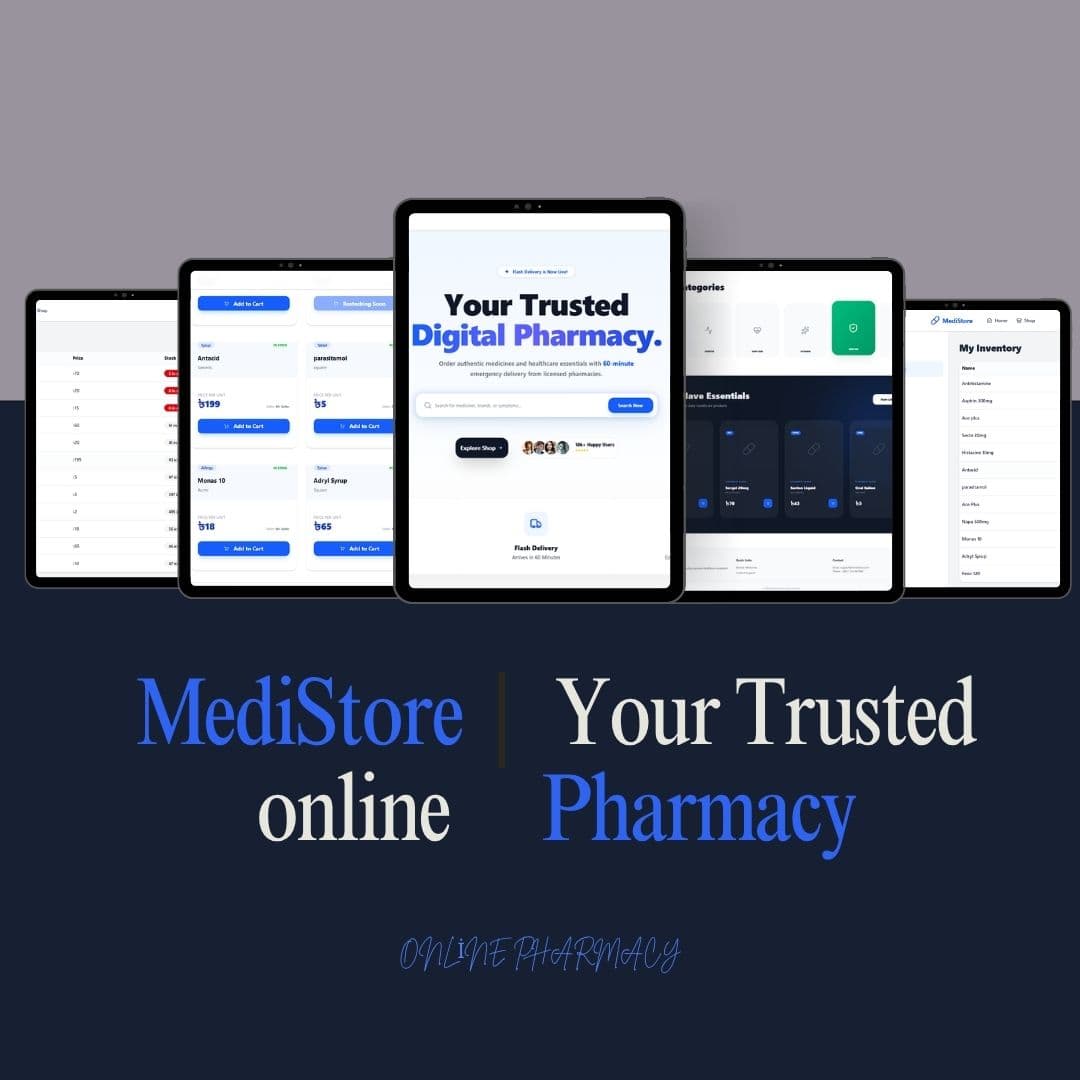 MediStore β Online Pharmacy & Healthcare